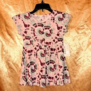 NWT One Step Up tie dye toddler dress